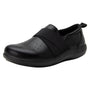 Alegria Savvie Black Smooth Professional Slip-On Shoe (Women's)