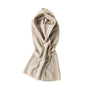 Look By M Mask Hoodie Snood Beige