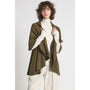 Look By M Basic Shawl Vest Olive