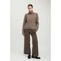 Look By M Mongol Soft Funnel Jupiter Neck Sweater (Women's)