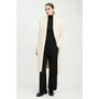 Look By M Collared Ivory Long Cardigan (Women's)