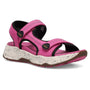 Taos Super Side Fuscia Emboss Leather Sandal (Women's)