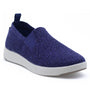 Woolloomooloo Suffolk Navy Merino Wool Slip-On (Unisex)