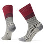 Smartwool Everyday Cozy Popcorn Cable Tibetan Red Crew Socks (Women's)