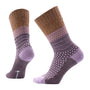 Smartwool Everyday Cozy Popcorn Cable Purple Dawn Crew Socks (Women's)