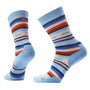 Smartwool Everyday Margarita Zero Cushion Serene Blue Crew Socks (Unisex)