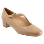 Trotters Desna Beige Kid Leather Heel (Women's)