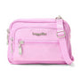 Baggallini Triple Zip Hibiscus Pink Bagg (Women's)