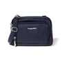 Baggallini Trifecta RFID Wallet French Navy Crossbody Bag (Women's)