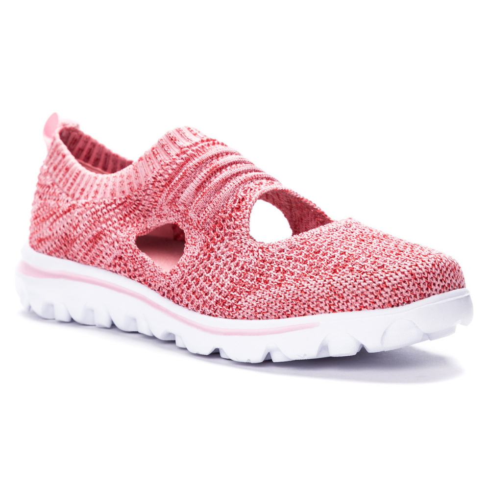 Propet TravelActiv Avid Pink Red Slip On Women s Mar Lou Shoes Mar Lou Shoes