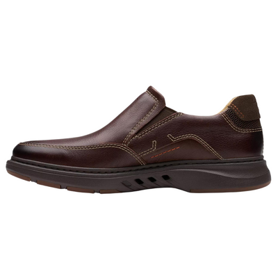 Clarks Un Briley Step Mahogany Leather Loafer (Men's) | Mar-Lou Shoes