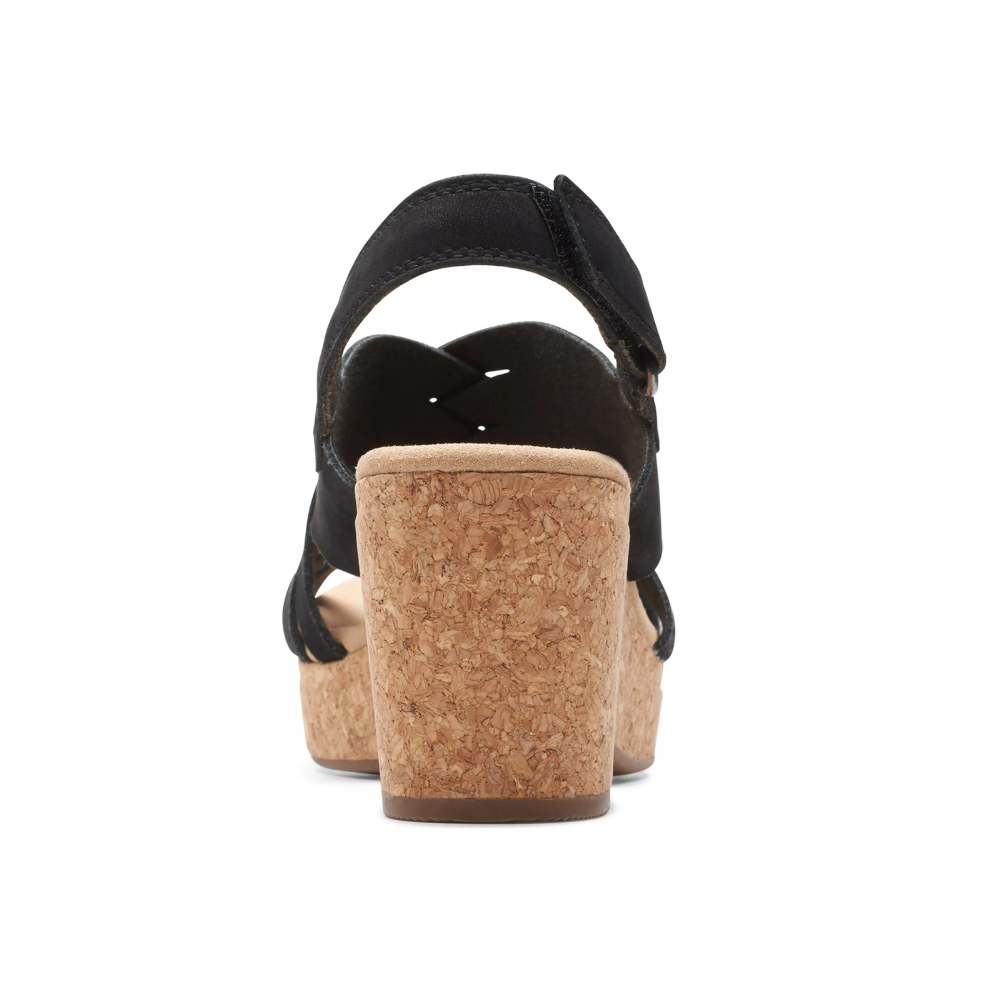 Clarks nubuck wedge cheap