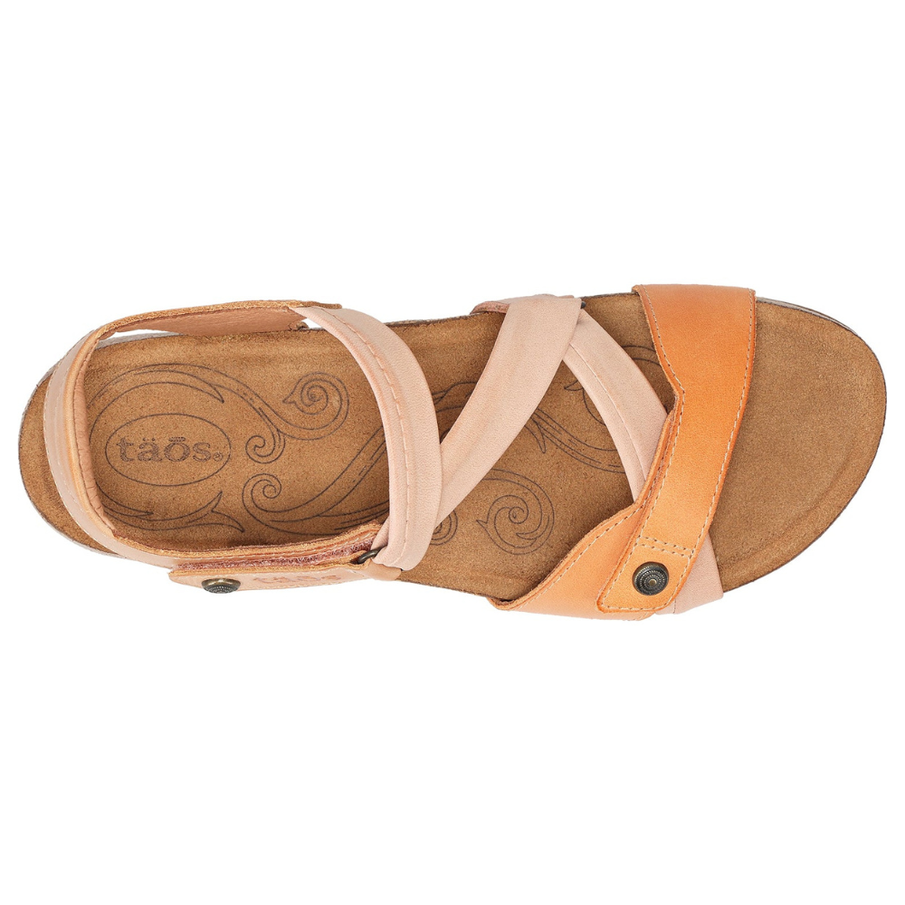 Taos Universe Shell Pink Leather Sandal (Women's) Mar-Lou Shoes