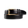 Johnston & Murphy Smooth Basic Black Leather Belt