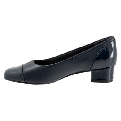 Trotters Daisy Navy/Patent Leather Pump (Women's) | Mar-Lou Shoes