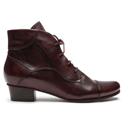 Regarde Le Ciel Stefany 123 Sangria Glove Leather Boot (Women's) | Mar-Lou Shoes