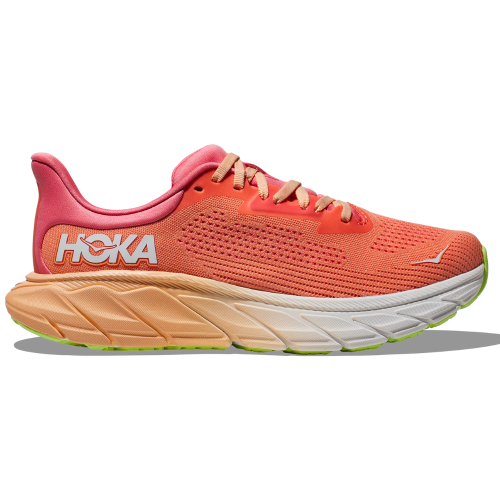 Hoka Arahi 7 Papaya/Coral Running Shoe (Women's) | Mar-Lou Shoes