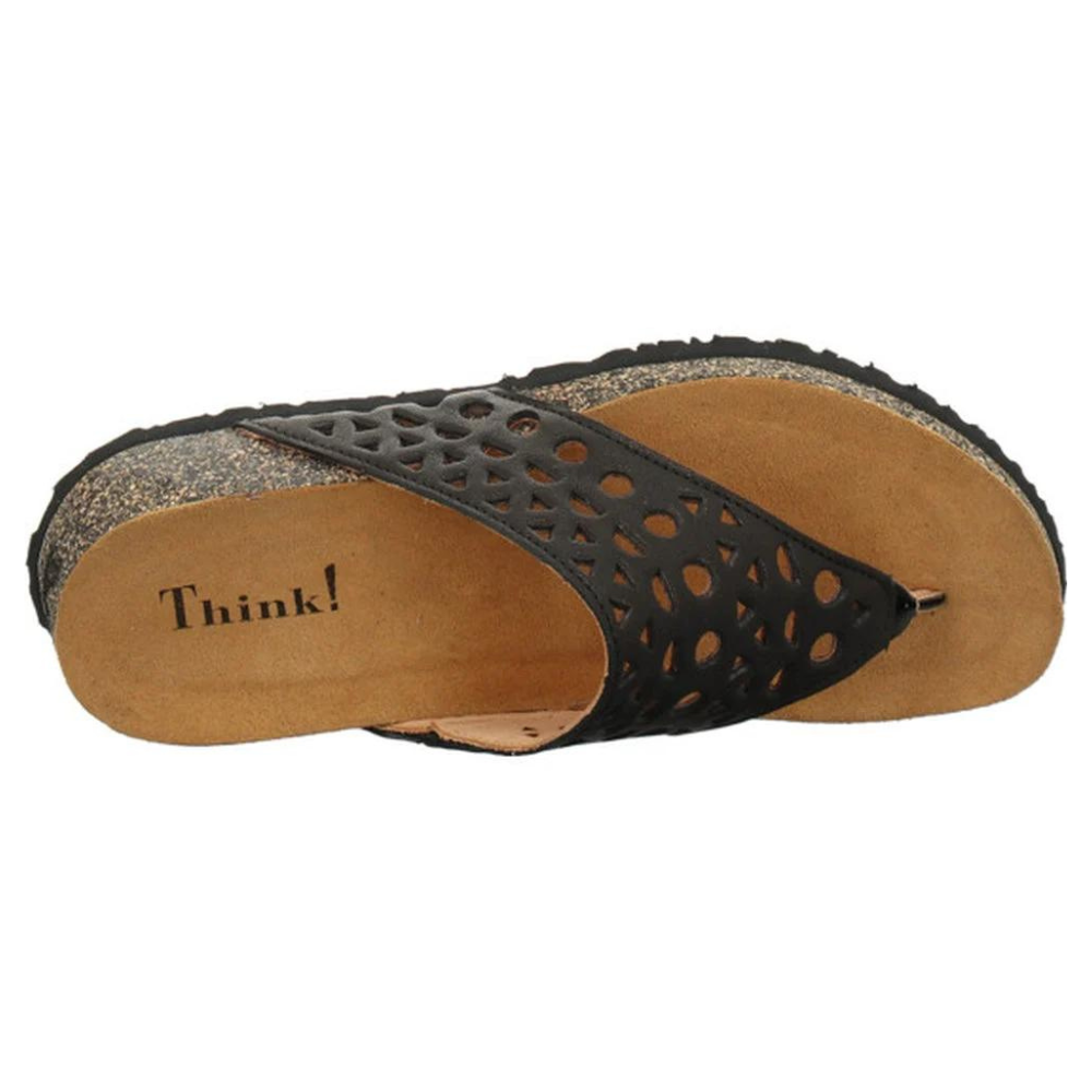 Holster Alora Wedge Thong Sandals - Black – Shoe Box™ Online Store