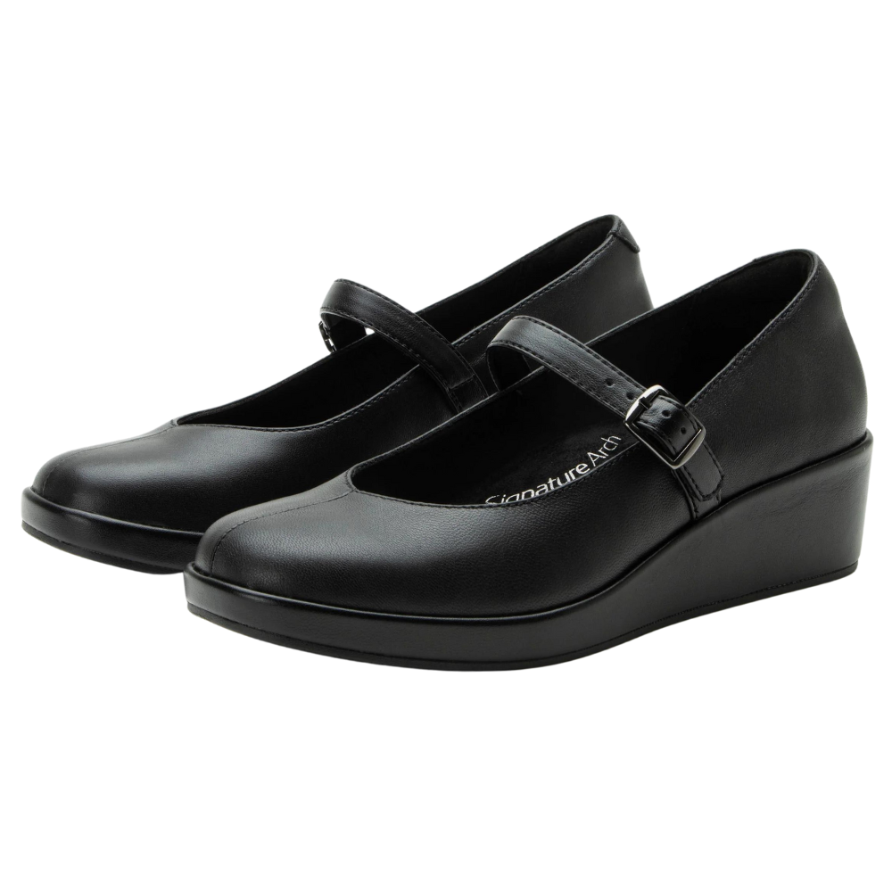 Alegria Haylo Black Wedge Shoe (Women's) Alegria Haylo Black Wedge Shoe (Women's)