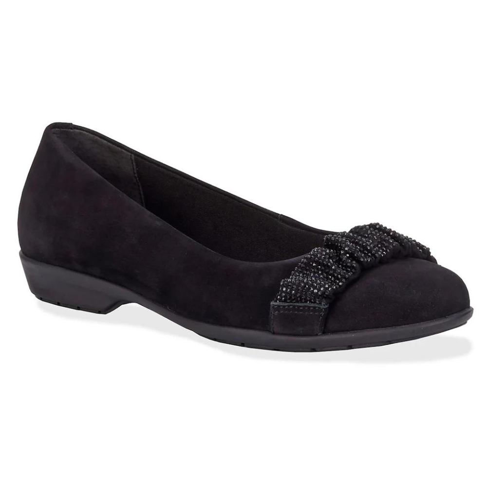 Ros Hommerson FiFi-2 Black Micro Suede Slip-On (Women's) | Mar-Lou Shoes