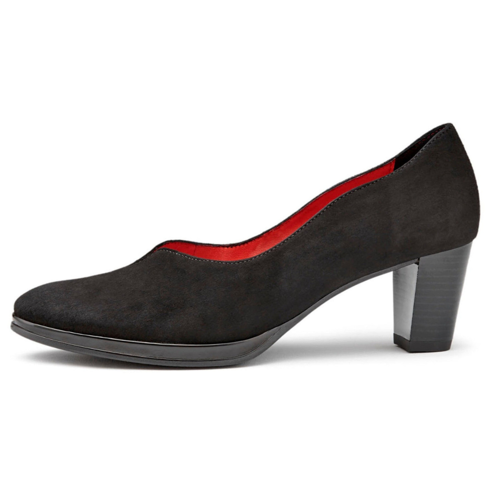 Ara Odina Black Suede Pump (Women's) | Mar-Lou Shoes