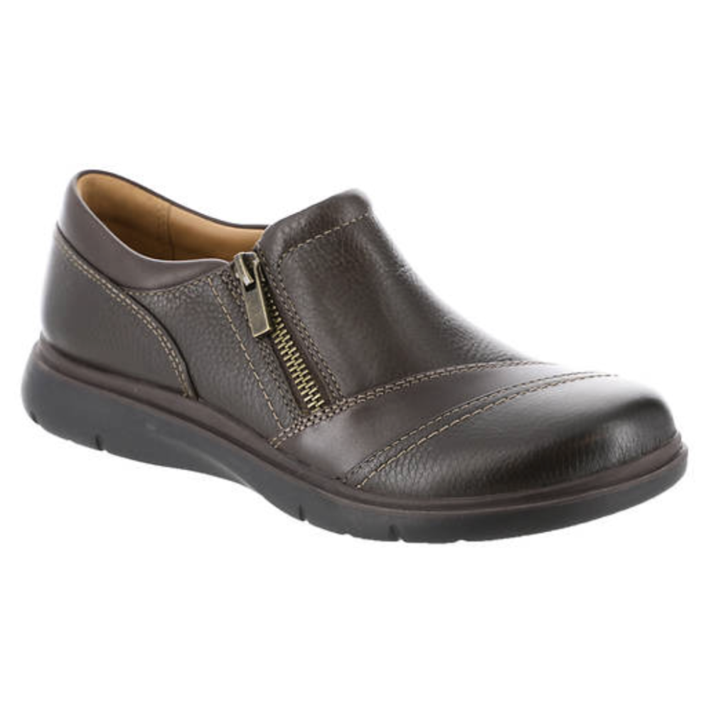 Clarks dark brown online