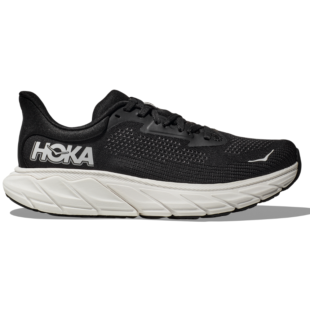Hoka Arahi 7 Black/White Running Shoe (Women's) | Mar-Lou Shoes
