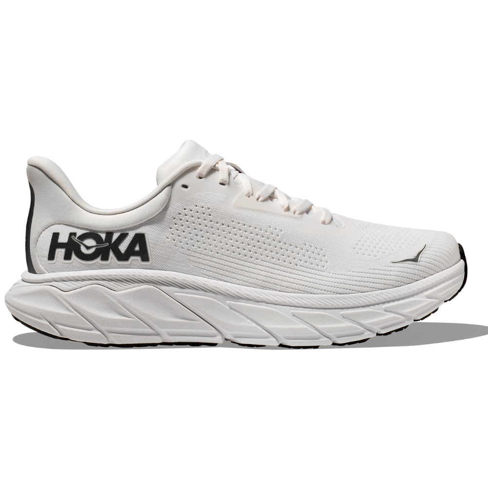 Hoka Arahi 7 Blanc De Blanc/Steel Wool Running Shoe (Men's) | Mar-Lou Shoes