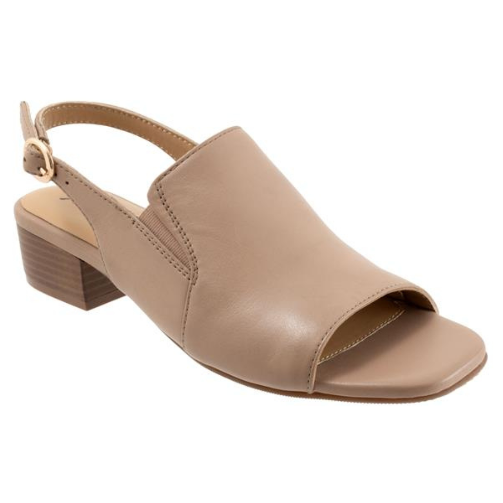 Trotters Nila Taupe Leather Sandal (Women's) | Mar-Lou Shoes