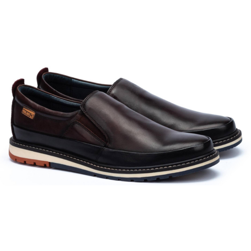 Pikolinos Berna Mens Dark Brown Leather Slip On Loafers Shoes 45 EU‎ 11-11.5 US Men main image 3