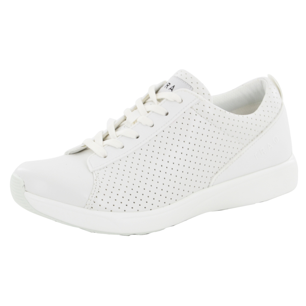 Alegria Qest Perf White Shoe (Women's) | Mar-Lou Shoes