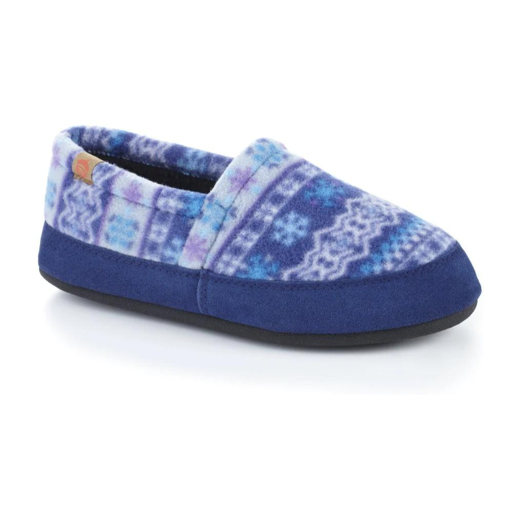 Acorn Fleece Moc Icelandic Blue Slipper (Women's) | Mar-Lou Shoes