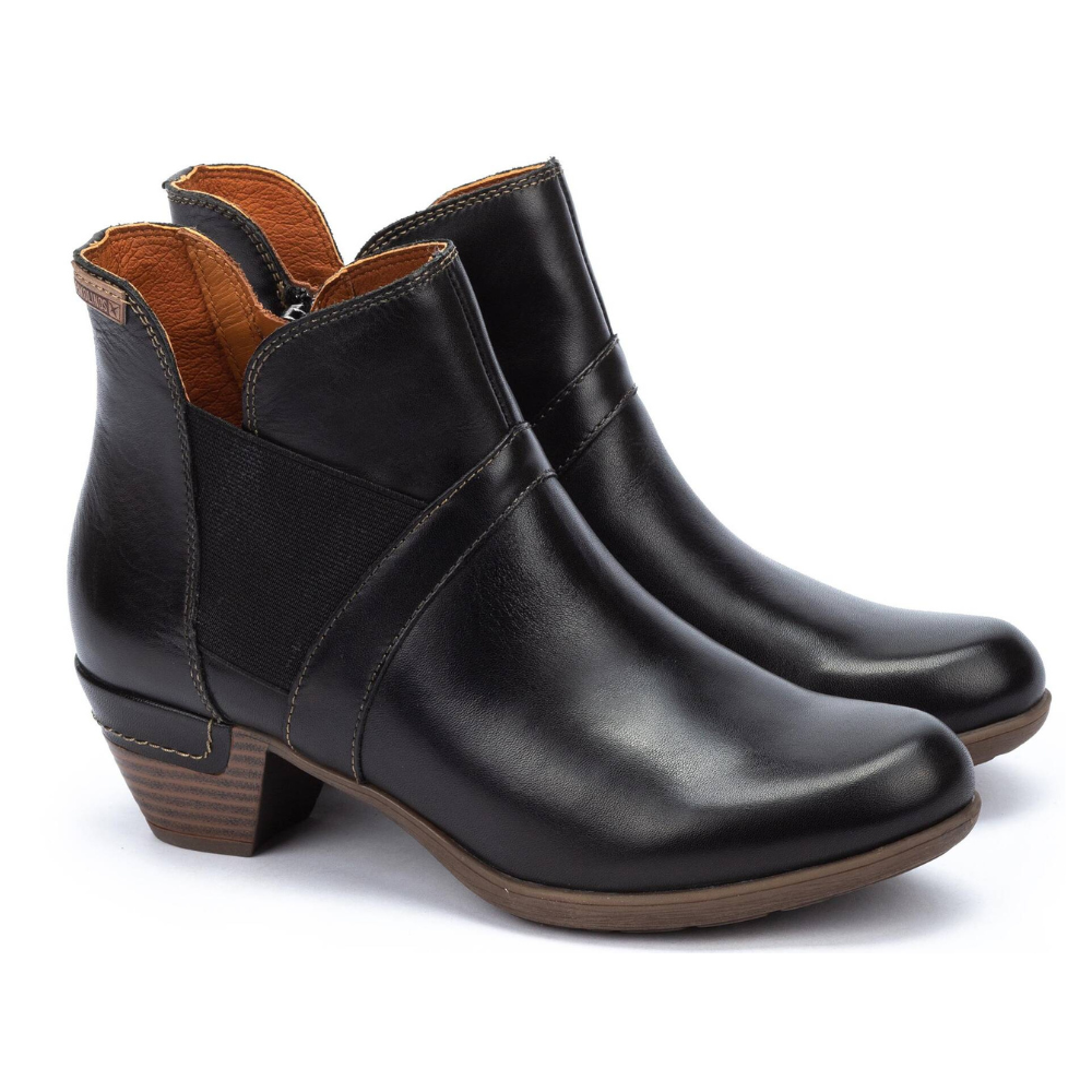 Pikolinos Rotterdam Black Leather Boot (Women's) | Mar-Lou Shoes