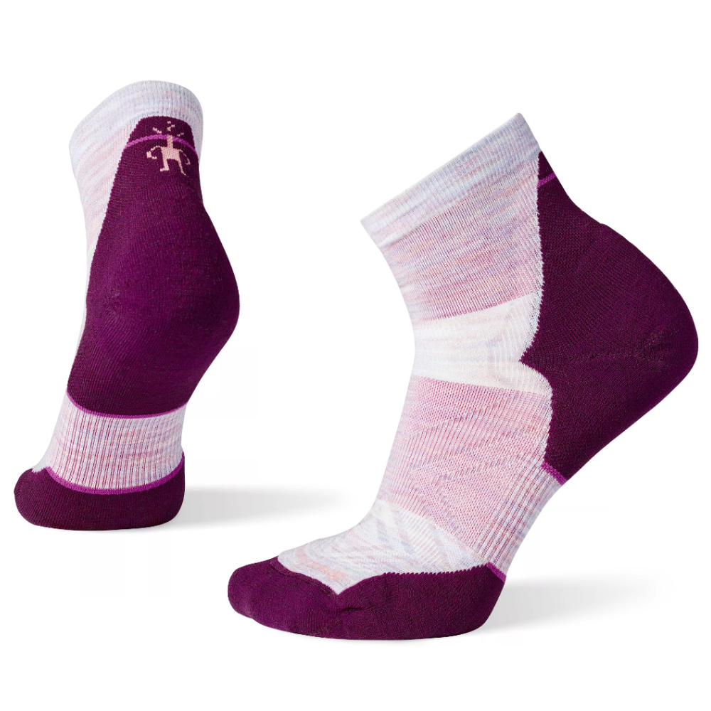Smartwool Run Targeted Cushion Purple Eclipse Ankle Socks (Women's) | Mar-Lou Shoes