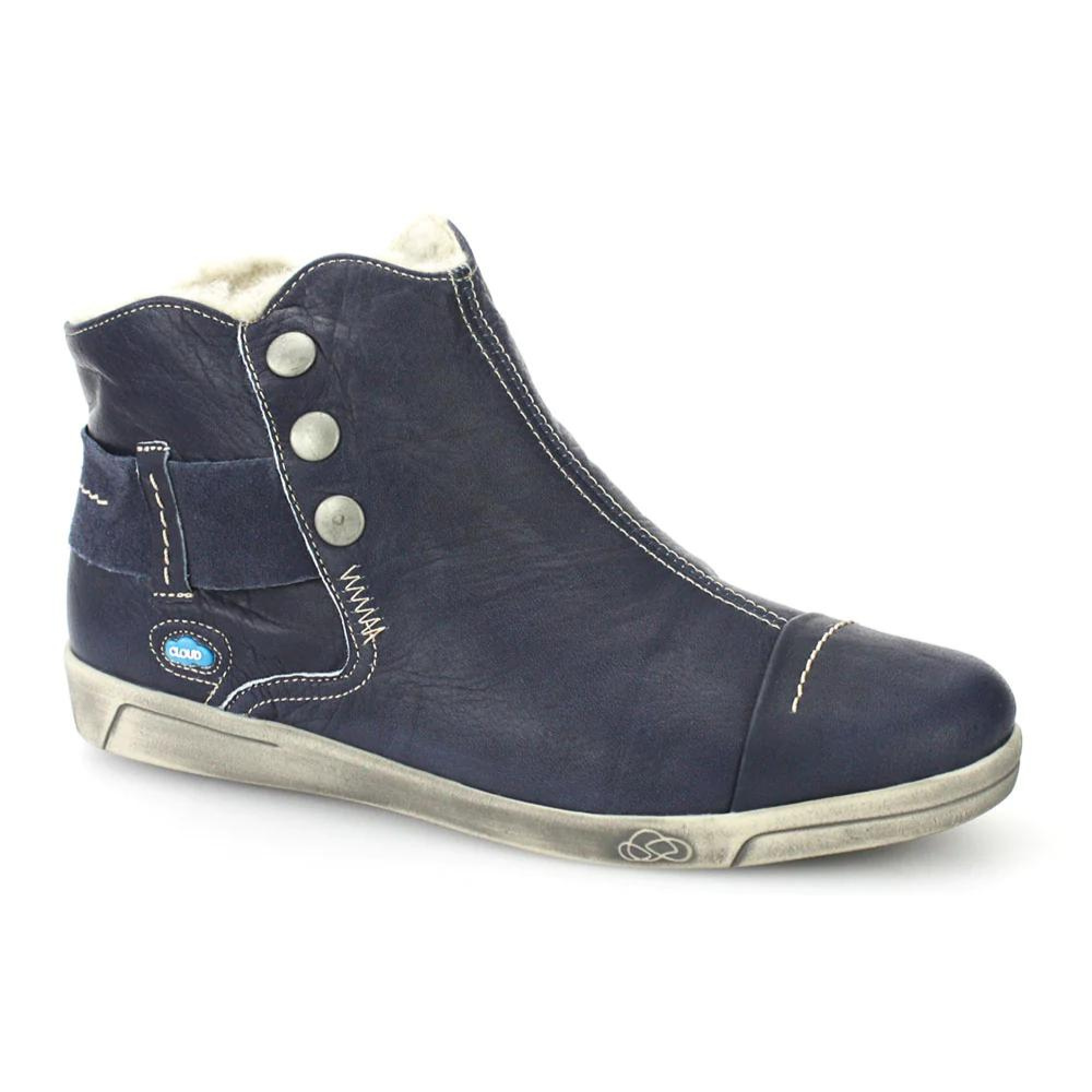 Cloud Footwear Aline Blue Wool Lining Boot (Women's) | Mar-Lou Shoes