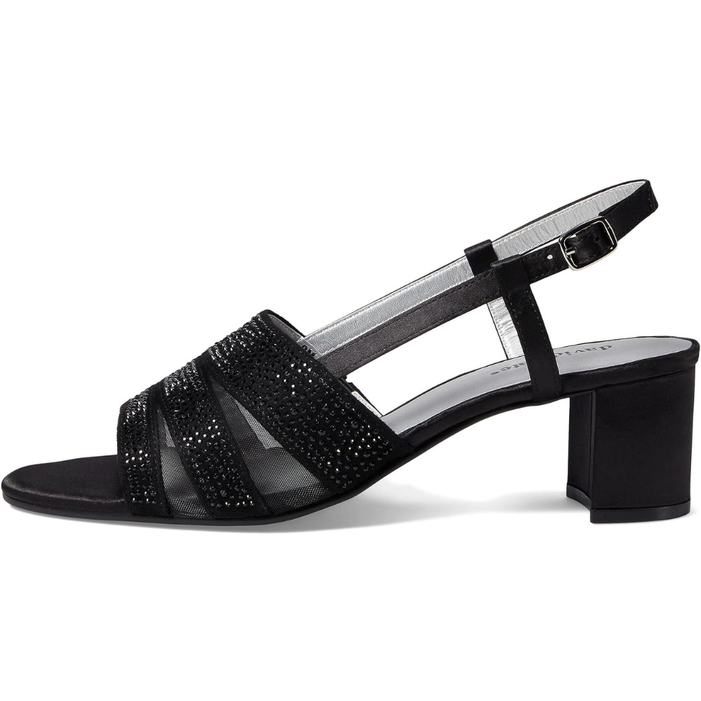 David Tate Sparkle Black Eve Dress Sandal (Women's) | Mar-Lou Shoes