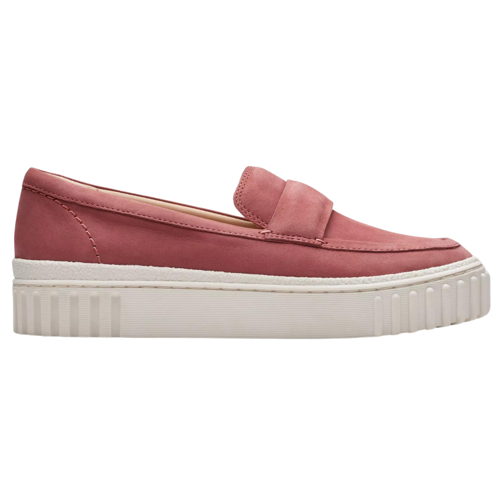Clarks Mayhill Cove Dusty Rose Nubuck Loafer (Women's) | Mar-Lou Shoes