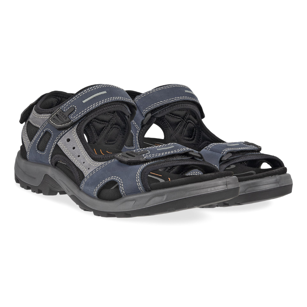 Leather sandals ECCO Grey size 39 EU in Leather - 26658039