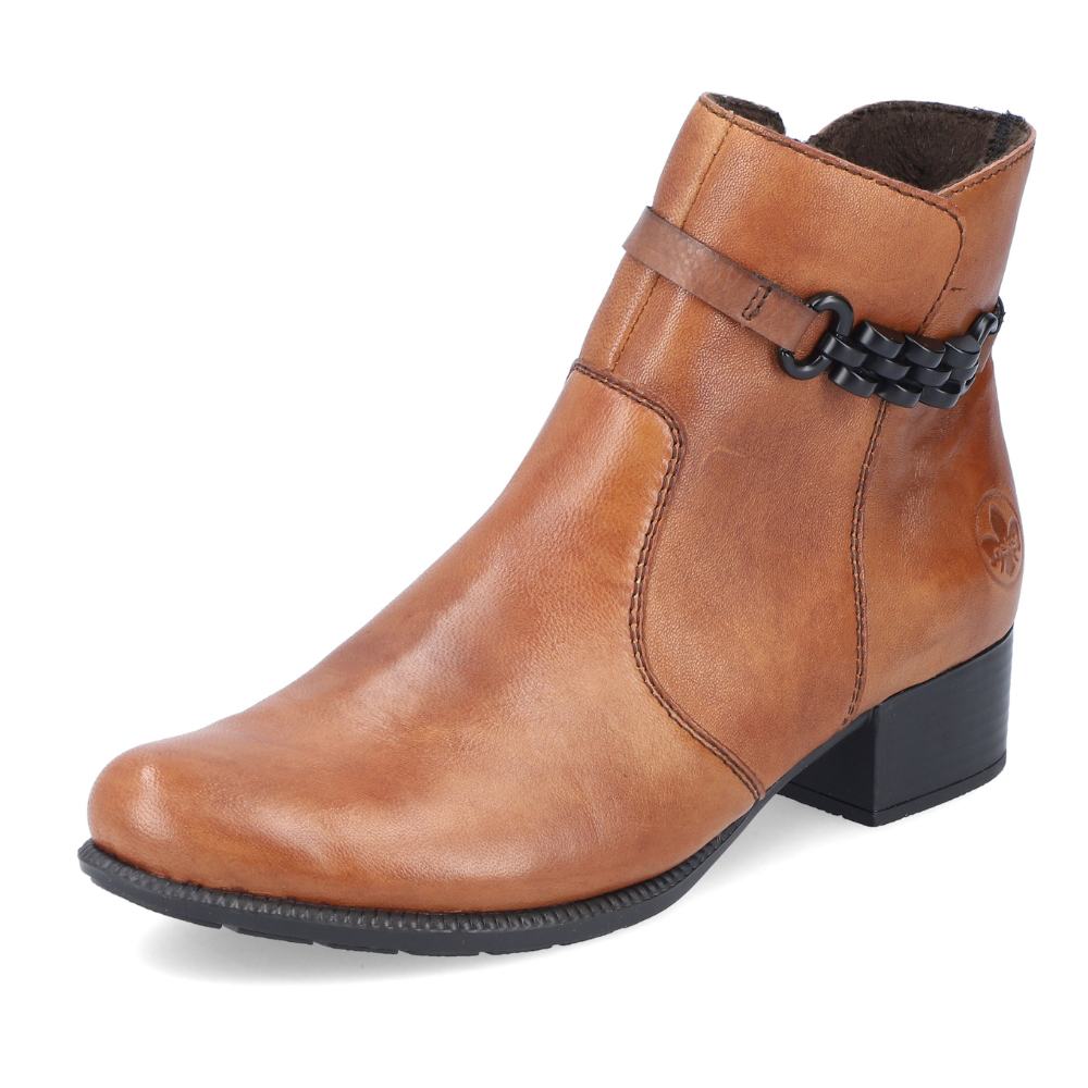 Rieker Sariana 76 Chestnut Bootie (Women's) | Mar-Lou Shoes