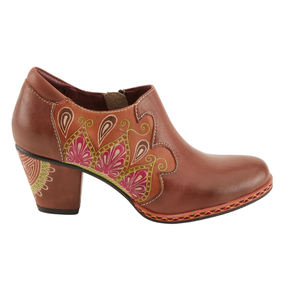 L`Artiste By Spring Step Zami Brown Leather Shoes (Women's) | Mar-Lou Shoes