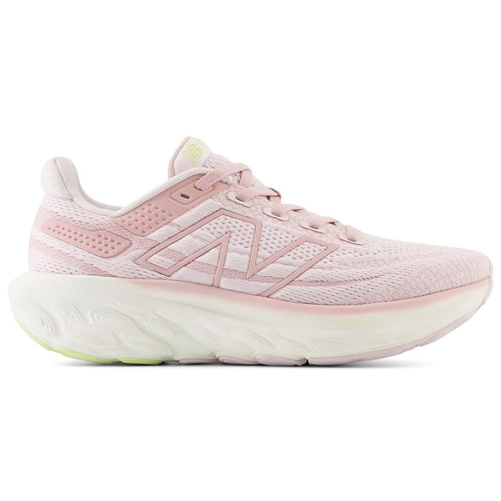 New Balance Fresh Foam X 1080v13 Pink Granite/Orb Pink/Limelight Running Shoe (Women's) | Mar-Lou Shoes