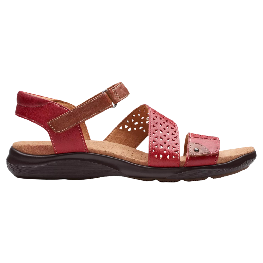 Clarks Kitly Way Cherry Leather Sandal (Women's) | Mar-Lou Shoes