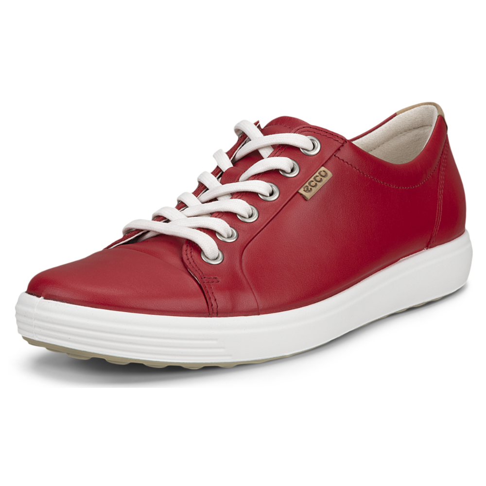 Ecco Soft 7 Chili Red Sneaker (Women's) | Mar-Lou Shoes