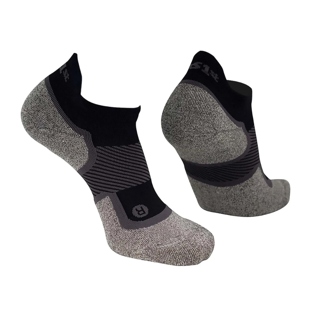 OS1st Pickleball No Show Black Socks (Unisex) | Mar-Lou Shoes