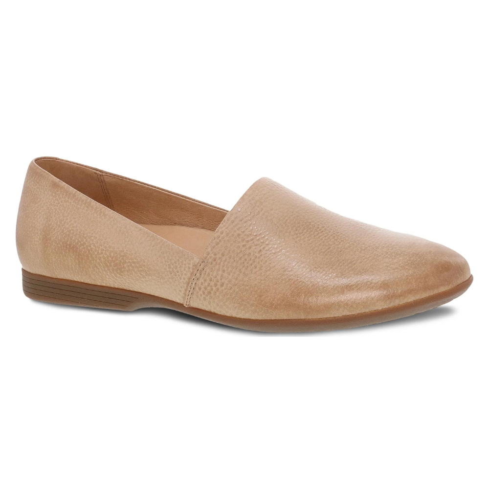 Dansko Larisa Taupe Milled Flat (Women's) | Mar-Lou Shoes