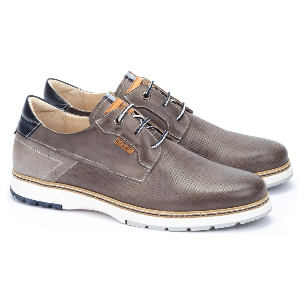 Pikolinos Olvera Dark Grey Leather Shoe (Men's) | Mar-Lou Shoes