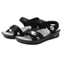 Alegria Vienna Swirling Black Leather Sandal (Women's)