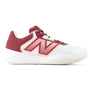 New Balance 696v6 White/Red Tennis Sneaker (Women's)
