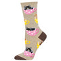 Sock Smith Cat-Fienated Crew Socks (Women's)
