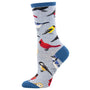 Sock Smith Bird Is The Word Crew Socks (Women's)
